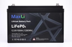 12.8V-100Ah Litija akumulators MaxLi YS12-100-C LiFePO4 DEEP CYCLE (1280Wh)