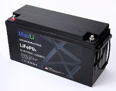 12.8V-150Ah Lithium battery MaxLi YS12-150 LiFePO4 DEEP CYCLE (1920Wh) L485 W172 H240