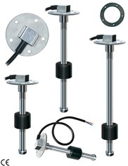 Stainless steel fuel and water level sender