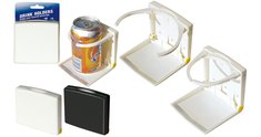 Glass and can holder (White)