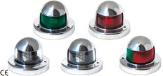 Navigation LED lights with STAINLESS STEES AISI 316 112,5° (starboard), green