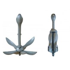 Folding anchor made of hot galvanized cast steel - 6,0 kg