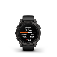 GARMIN epix™ Pro (Gen 2) – Sapphire Edition | 47 mm Carbon Grey DLC Titanium with Black Band