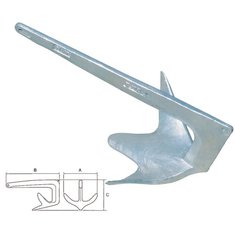 "Force" anchor - 5 kg, hot galvanized steel