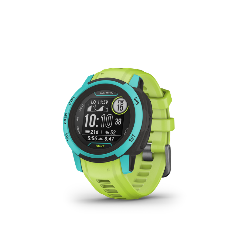 【美品】Garmin Instinct Dual Power Surf 2943 Instinct 2 Solar - Surf Edition - Solar Powered Wristwatch