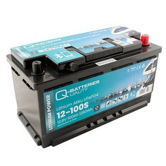 12.8V-100Ah Lithium battery Q-Batteries 12-100S LiFePO4 (1280Wh)