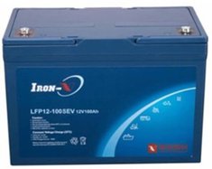 12.8V-100Ah Lithium Battery VISION LFP12-100SEV-BT LiFePO4 (1280Wh) L306 W169 H215 (with Bluetooth)