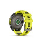 GARMIN fēnix® 8 – 47 mm, Solar, Sapphire Sapphire, Titanium with Amp yellow/graphite silicone band