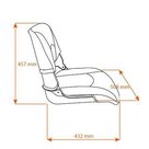 Seat Springfield SKIPPER STANDART, grey/charcoal