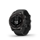 GARMIN fēnix® 7 Pro – Sapphire Solar Edition Carbon Grey DLC Titanium with Black Band