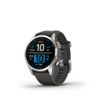 GARMIN fēnix® 7S – Standard Edition Silver with Graphite Band