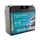 12.8V-24Ah Lithium battery Q-Batteries 12-24 LiFePO4 (307.2Wh)